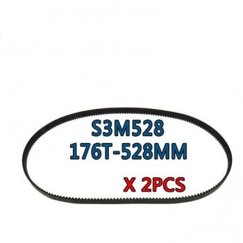 Dual S3M528 176T Bread Maker Belts – Compatible with Gorenje 401585, SC‑400, DL‑72B, 390358