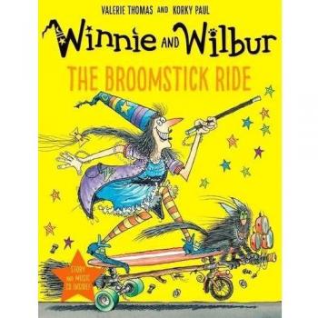 Winnie and Wilbur: The Broomstick Ride (Paperback & CD)-Valerie