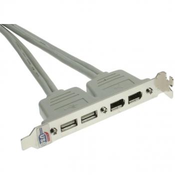 InLine 33390A USB 2.0/FireWire Slotblech