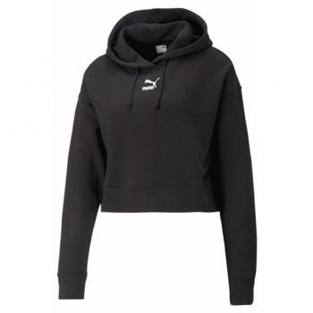 Felpa con cappuccio Puma Cropped
