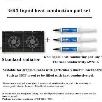 Ventilador Dual PWM + Radiador VRAM para Tarjetas NVIDIA