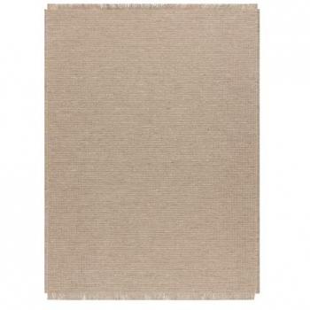 Dark Beige Jute Rug 160x220 cm