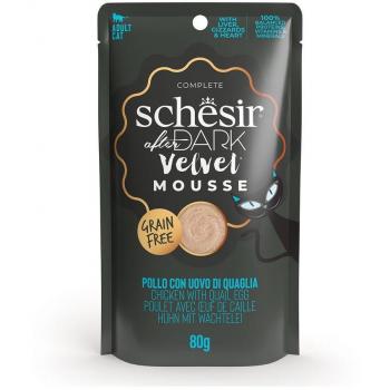 Schesir After Dark Pollo y Huevo de Codorniz para Gatos