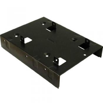 INTER-TECH Einbaurahmen von 3.5 Zoll auf 2 x 2.5 Zoll