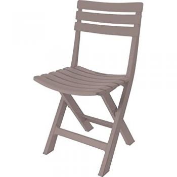 Sedia da Giardino Pieghevole in Plastica 80 x 45 cm