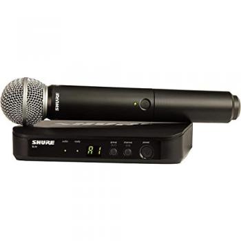 Système audio sans fil Shure BLX24E‑SM58 avec portée de 91 m