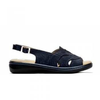 Sandalias Pitillos Mujer Azul – Plantilla de Color