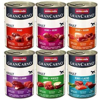 Animonda Gran Carno Hundefutter Mix 1, 6 x 400 g