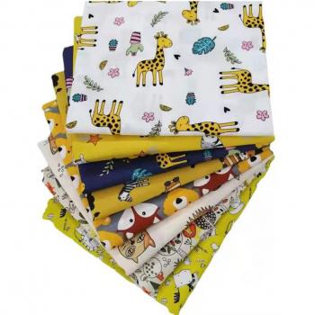 Material grueso de algodón para acolchados de bebés y niños, 50x50 cm, paquete disponible en 8 o 10 piezas