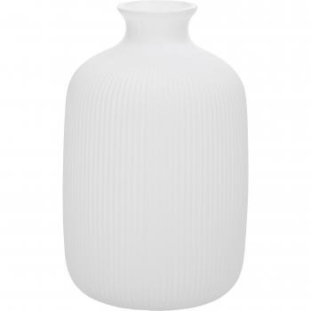 Andas Deko-Vase Mingus, Glas mit Rillen-Optik, 25 cm hoch