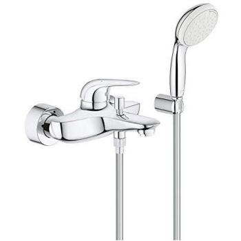 Grohe Eurostyle Miscelatore Rubinetto Monocomando per Vasca/Doccia, Finitura Cromo 2372930A