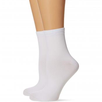 Dim Pack de 2 Calcetines Tobilleros de Mujer Skin Extra Suaves Efecto Segunda Piel