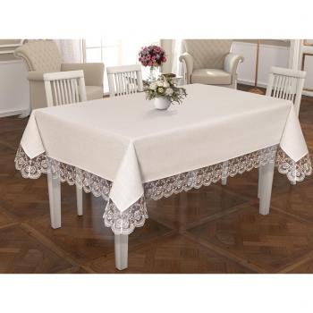 Dowry World Kure Cream Dining Table Cloth