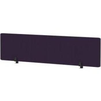 Custom Air Desktop Screen 1800 x 400mm Tansy Purple Fabric