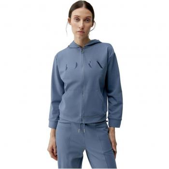 Felpa con cappuccio Born Living Yoga Abbie blu donna