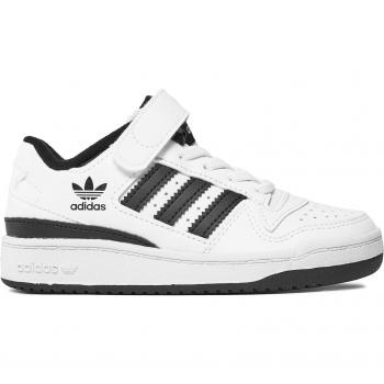Zapatillas Adidas Forum Low Infantil Blanco y Negro