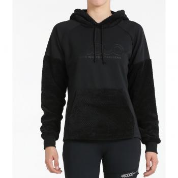 Felpa Nera Donna +8000 Provisional Taglia L
