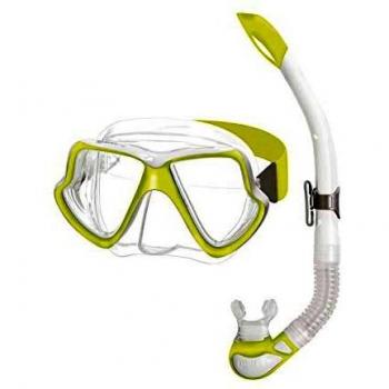 Maschera e Boccaglio Unisex Mares Aquazone Wahoo Neon