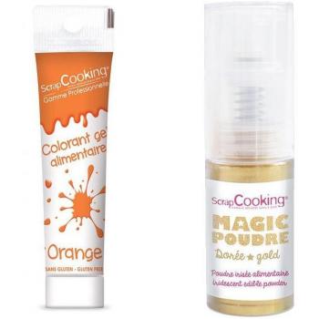 Poudre irisée dorée Scrapcooking