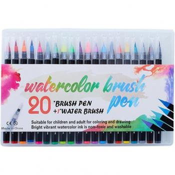 Colorful Brush Markers for Creative Art