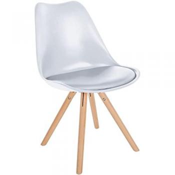 Sedia Sofia Bianco Natura in Plastica