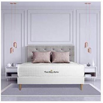 Matelas à mémoire de forme Buckingham 160x200 avec sommier KIT Blanc