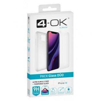 Set de Funda y Pantalla Cristalina 4‑OK iPhone 13