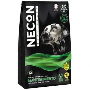 Crocchette Necon Zero Grain Mantenimento Maiale e Piselli 3kg