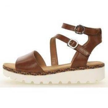 Gabor Damen Riemchensandale, Peanut (Fl.Multi), 38 EU