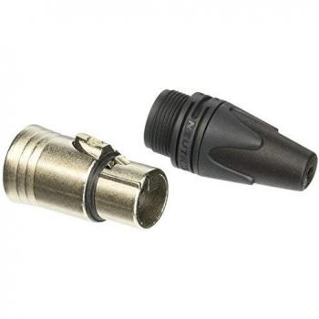 Neutrik NC4FXX XLR connector Socket, straight Number of pins: 4 Silver 1 pc(s)
