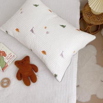 Funda de Almohada para Niños con Oso Acolchado