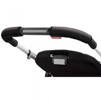 Nikidom Kinderwagen‑Abdeckung mit verschlossenem Lenker, Schwarz