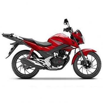 Portapacchi per bauletto moto Shad Top Master Honda CB125F, attacco posteriore specifico, colore nero, dimensioni 65 cm