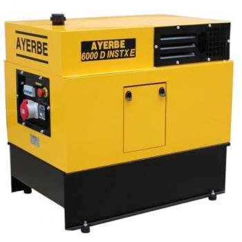 Groupe Électrogène Triphasé Insonorisé à Démarrage Électrique AY-6000 D – Fabricant Ayerbe, Réf. 5418793