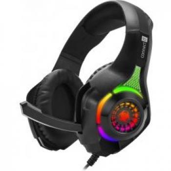 CONNECT IT BIOHAZARD sluchátka s mikrofonem pro gaming, 1xJack+USB, černá