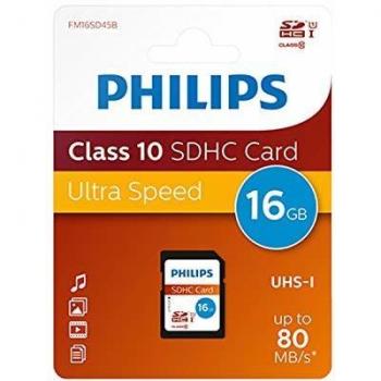 SDHC 16 Go Classe 10 Carte mémoire Philips