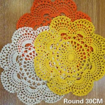 30CM Round Vintage Doily for Table