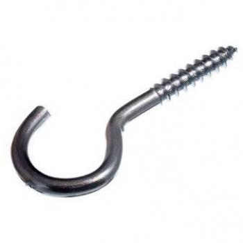 Heavy‑Duty Hook Set: 60mm x 10, 4.2mm Dia., BZP Zinc Plate, 200 pcs