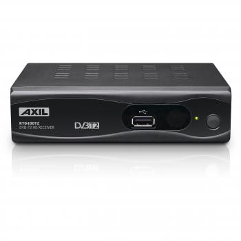 Enregistreur TV TNT HD T2 « Axil RT0430T2 » – Tuner DVB‑T2+SD+PVR
