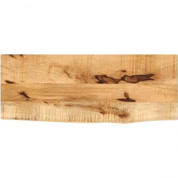 Live Edge Mango Wood Table Top 70x30x3.8 cm