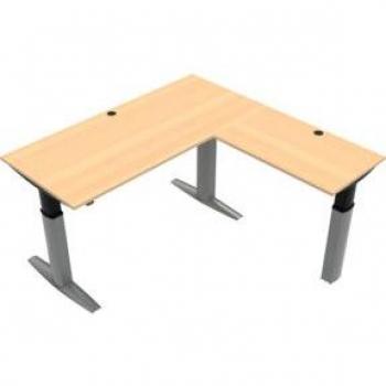 Bureau d'angle STIER 501-23 électrique 180x180 cm avec réglage de hauteur