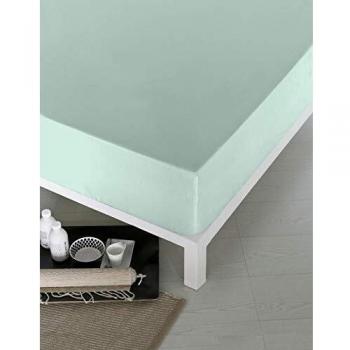 Lenzuolo Naturals Verde per Materassi Fino a 35 cm