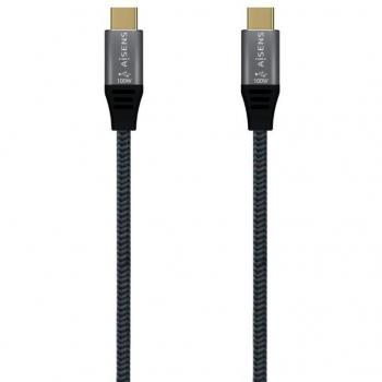 Cabo USB 3.2 Aisens 1.5m E-Mark Cinza