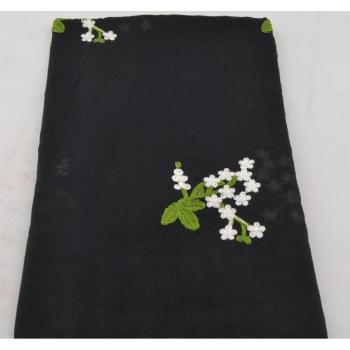 Plaid Cashmere Shawl for Women in White