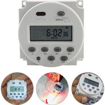 Digital Timer Switch 12V/24V/220V/230V AC with Countdown and UL Relay