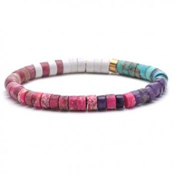Bracelet Sixtystones Acier Doré Large