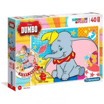 Dumbo: Quebra-Cabeça Mágico de 40 Peças