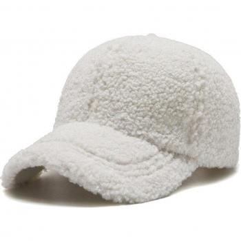 Plush Winter Baseball Cap for Men and Women