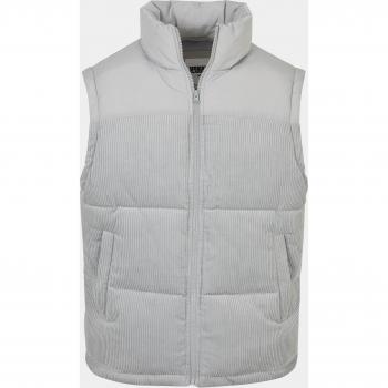 Urban Classics Cord Vest Weste grau