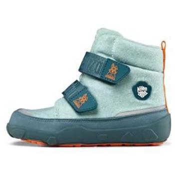 AFFENZAHN Kinder Winterstiefel WOLLE COMFY Hase hellblau | 32